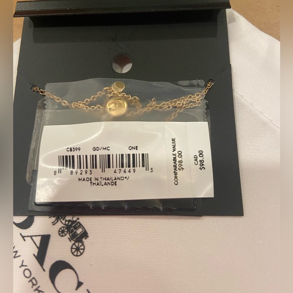 NWT! Coach designer slider bracelet with fun colorful logo + Coach gift wrap! - Picture 3 of 7